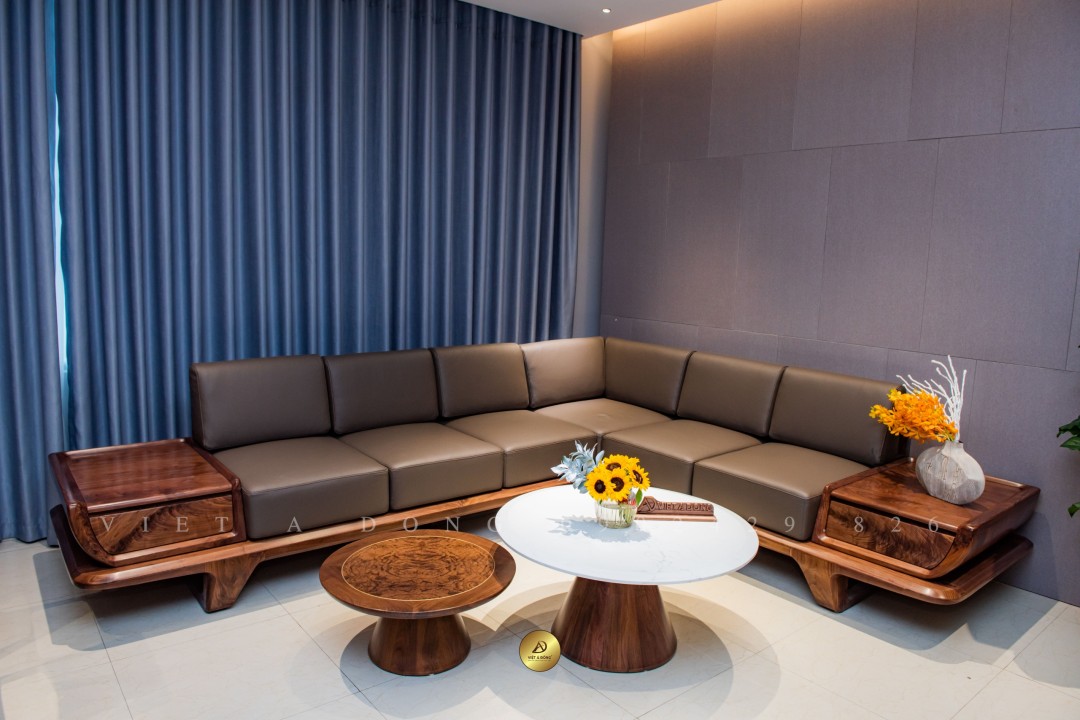 Sofa gỗ óc chó VLOTUS SF-39